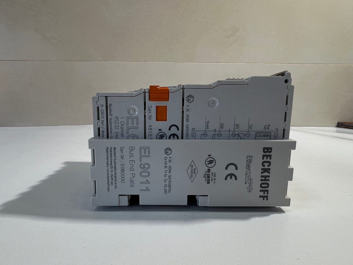 BECKHOFF EK1100 1x EL6001 3x 1809 3x 2809 EtherCAT Coupler Interface Module