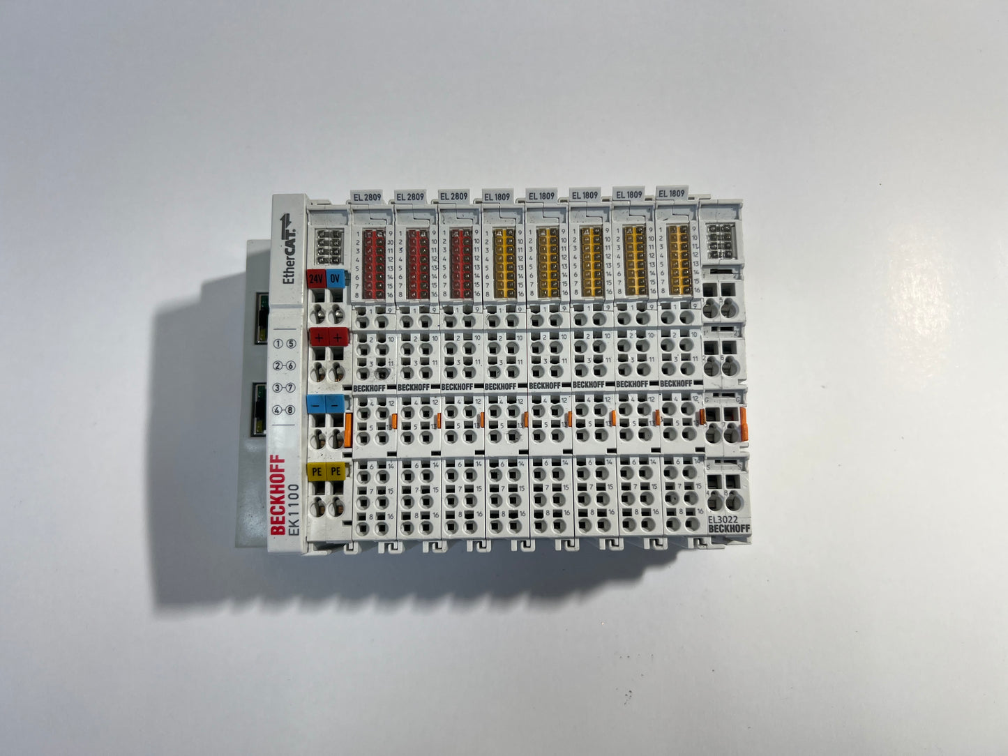 BECKHOFF EK1100 1x EL3022 5x 1809 3x 2809 EtherCAT Coupler Interface Module