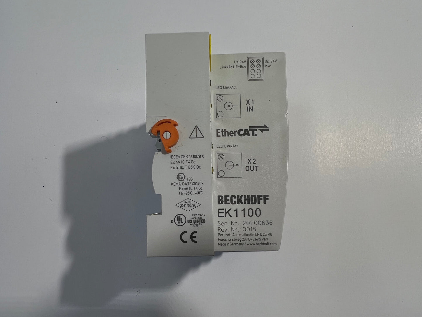 BECKHOFF EK1100 3x 1809 2x 2809 EtherCAT Coupler Interface Module