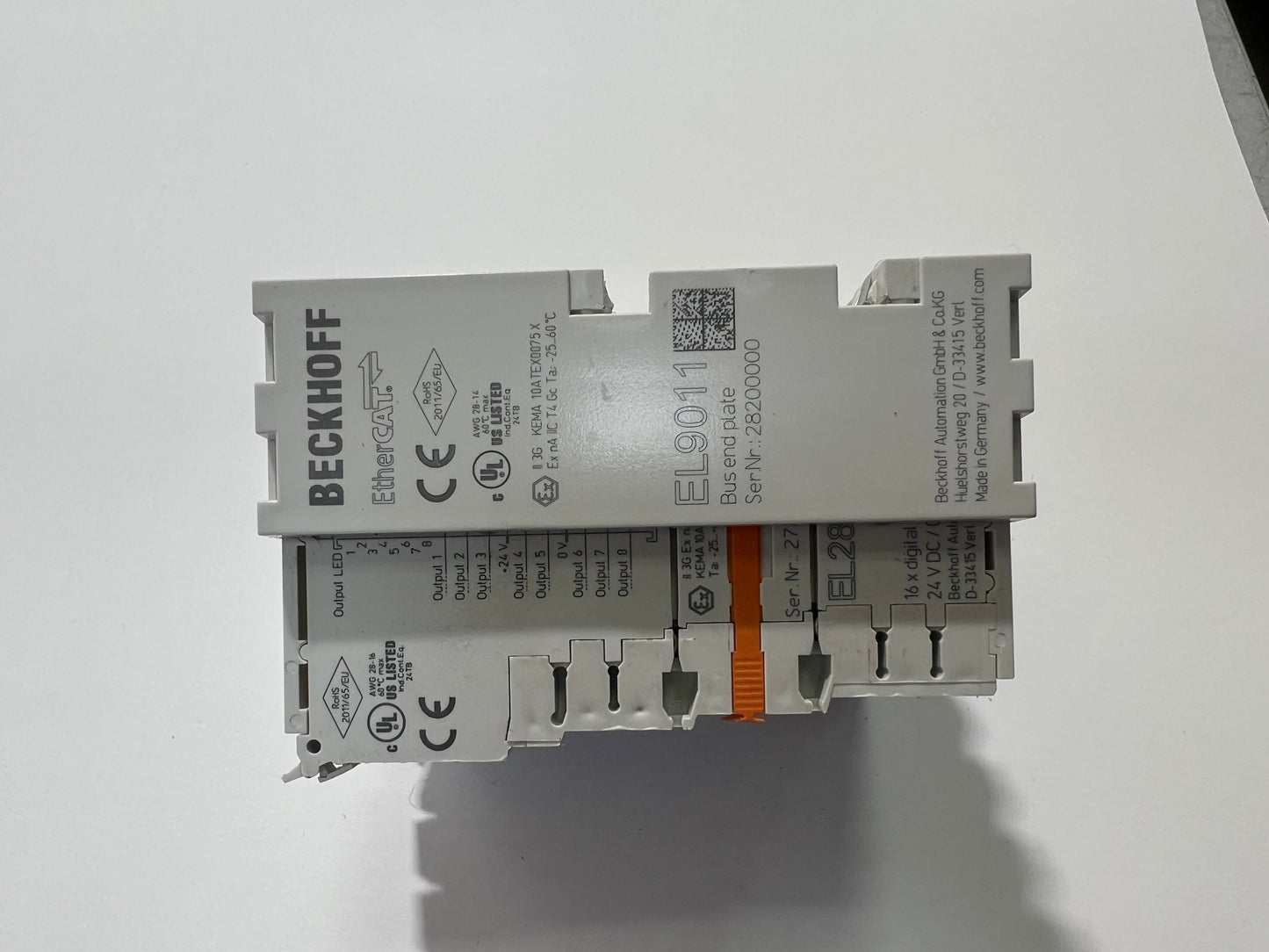 BECKHOFF EK1100 3x 1809 2x 2809 EtherCAT Coupler Interface Module