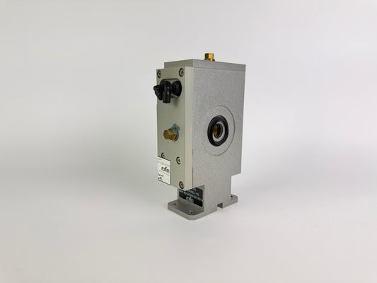 1x Rofin 101 112 229 Cooled Laser In-Beam Focuser Lens / Filter Module