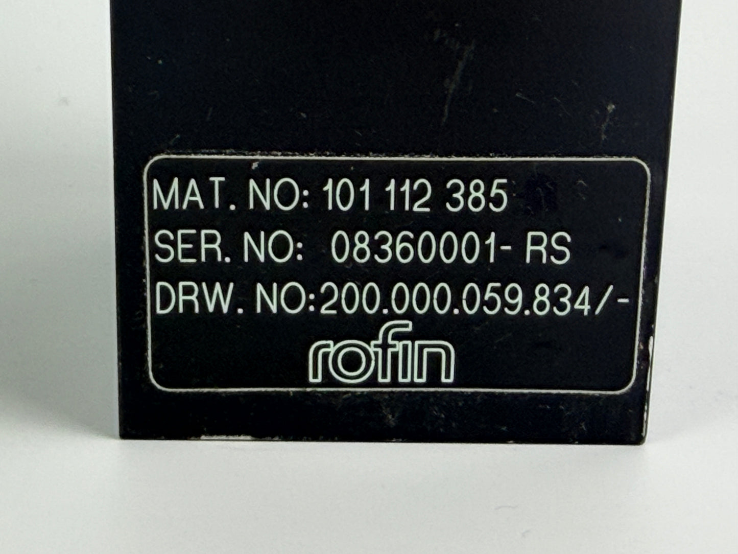 1x Rofin 101 112 385 Water-Cooled Laser Power Measurement Module / Beamsplitter