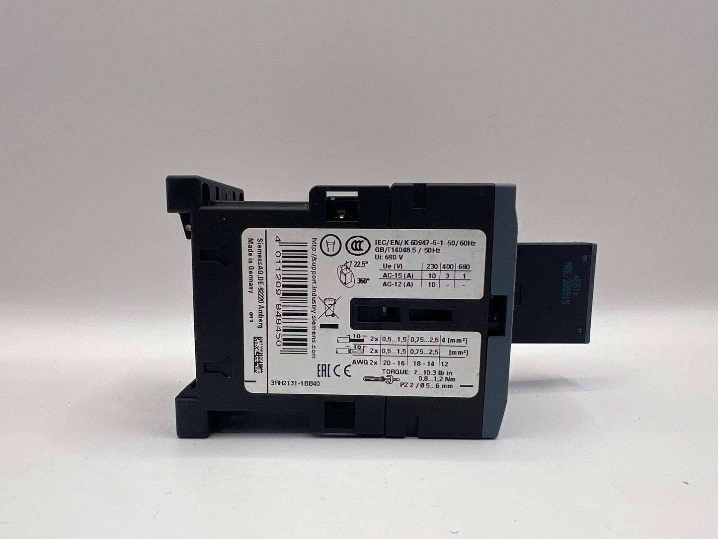 SIEMENS 3RH2131-1BB40 CONTACTOR