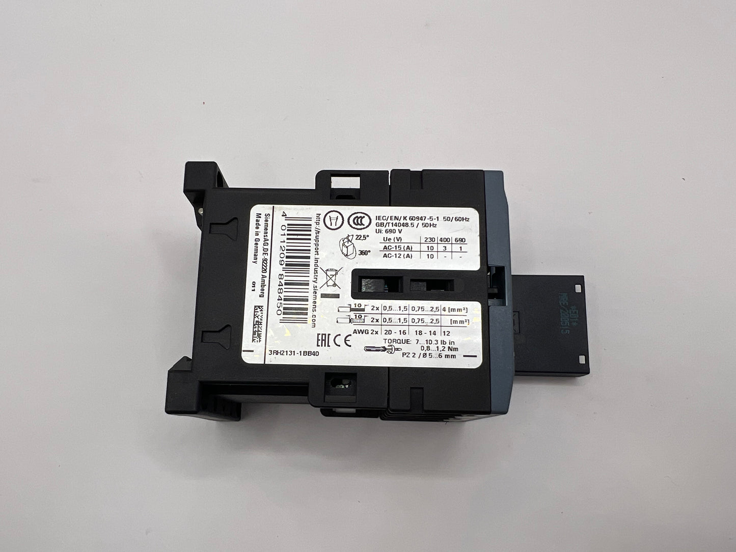 Siemens SIRIUS 3RH2131-1BB40  CONTACTOR
