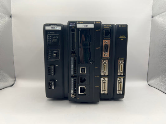 Keyence CV-5501P + CV-E500 + CA-DC21E Digital Image Sensor/Controller