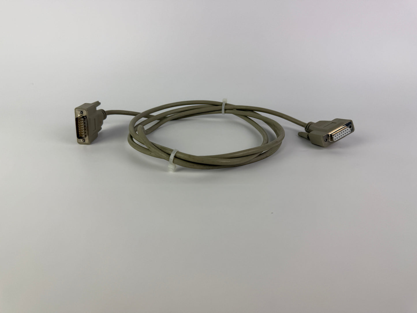 1x DB15 15-Pin D-Sub Cable Male to Female 2m Industrial Signal Cable