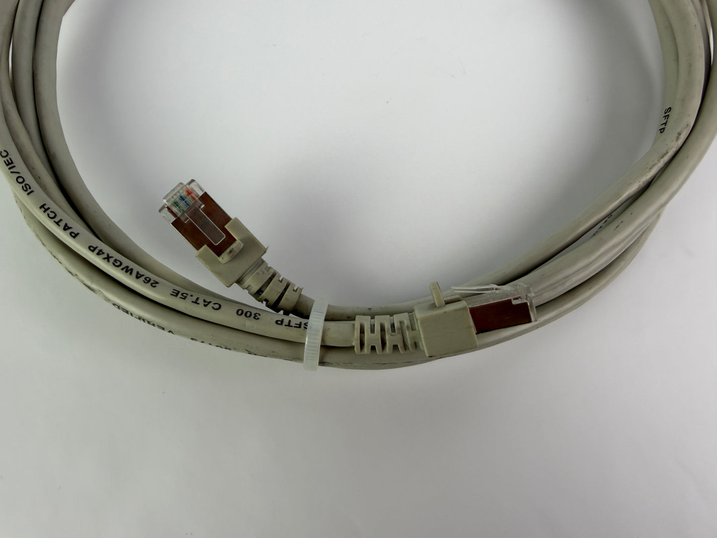 1x CAT5e SFTP Ethernet Patch Cable 3m RJ45 to RJ45 Shielded LAN