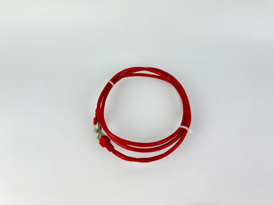 1x CAT5e SFTP Ethernet Patch Cable 1.5m RJ45 Shielded LAN 26AWG Red