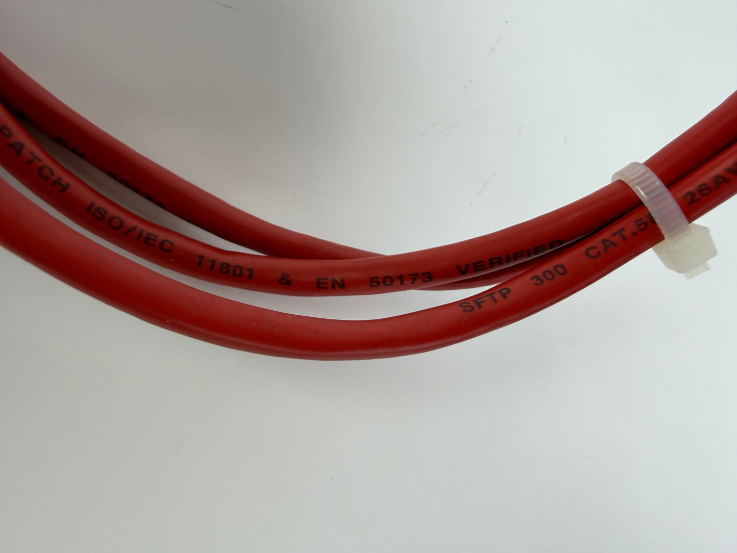 1x CAT5e SFTP Ethernet Patch Cable 1.5m RJ45 Shielded LAN 26AWG Red