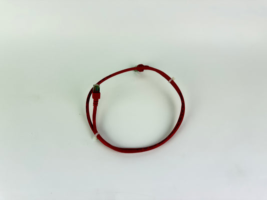 1x CAT5e SFTP Ethernet Patch Cable 1m RJ45 Shielded LAN 26AWG Red
