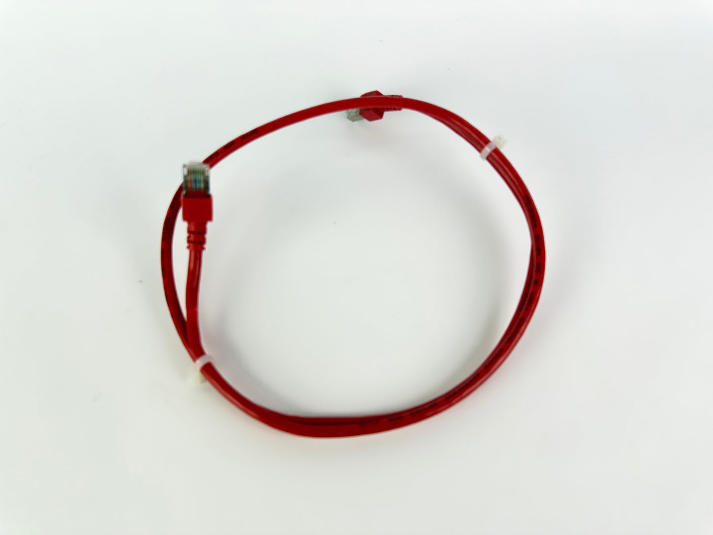1x CAT5e SFTP Ethernet Patch Cable 1m RJ45 Shielded LAN 26AWG Red