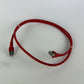 1x CAT5e SFTP Ethernet Patch Cable 1m RJ45 Shielded LAN 26AWG Red