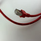1x CAT5e SFTP Ethernet Patch Cable 1m RJ45 Shielded LAN 26AWG Red