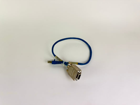 1x RJ45 to DB9 RS232 Serial Adapter Cable 30cm CAT5e Industrial PLC CNC