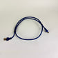 1x CAT5e SFTP Ethernet Patch Cable 1m RJ45 Shielded LAN 26AWG Blue