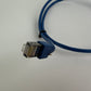 1x CAT5e SFTP Ethernet Patch Cable 1m RJ45 Shielded LAN 26AWG Blue