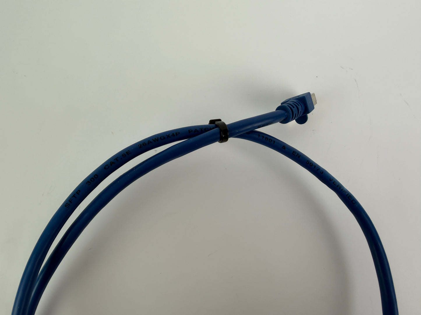 1x CAT5e SFTP Ethernet Patch Cable 1m RJ45 Shielded LAN 26AWG Blue