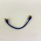 1x Inline CAT5e SFTP Ethernet Patch Cable 0.25m RJ45 Shielded 26AWG Blue 300MHz