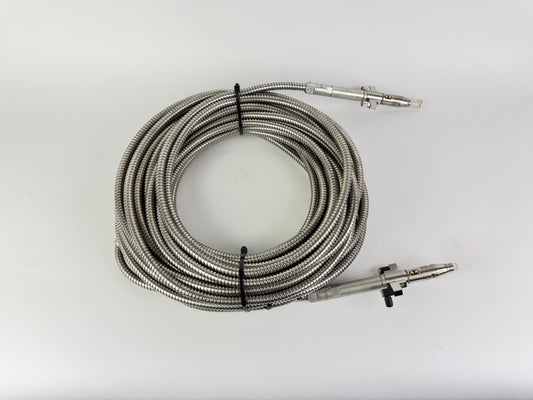 High Power Laser Fiber Optic Delivery Cable Armored Water Cooled Industrial