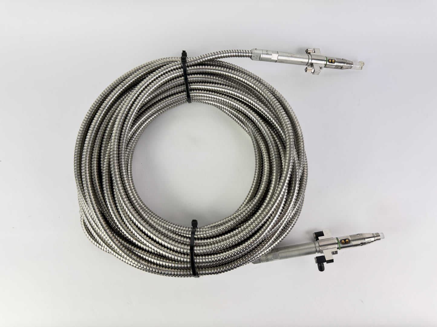 High Power Laser Fiber Optic Delivery Cable Armored Water Cooled Industrial