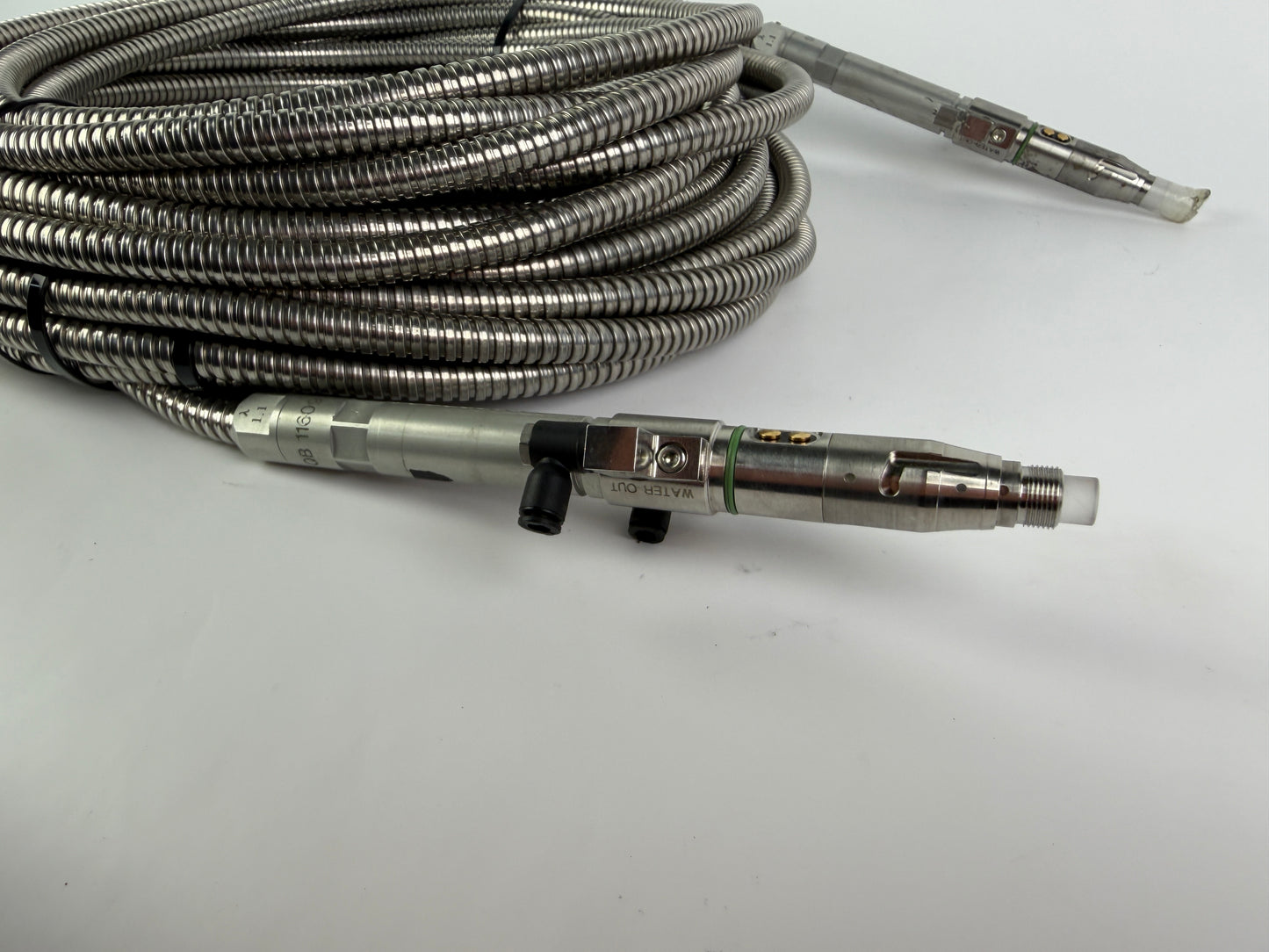 High Power Laser Fiber Optic Delivery Cable Armored Water Cooled Industrial