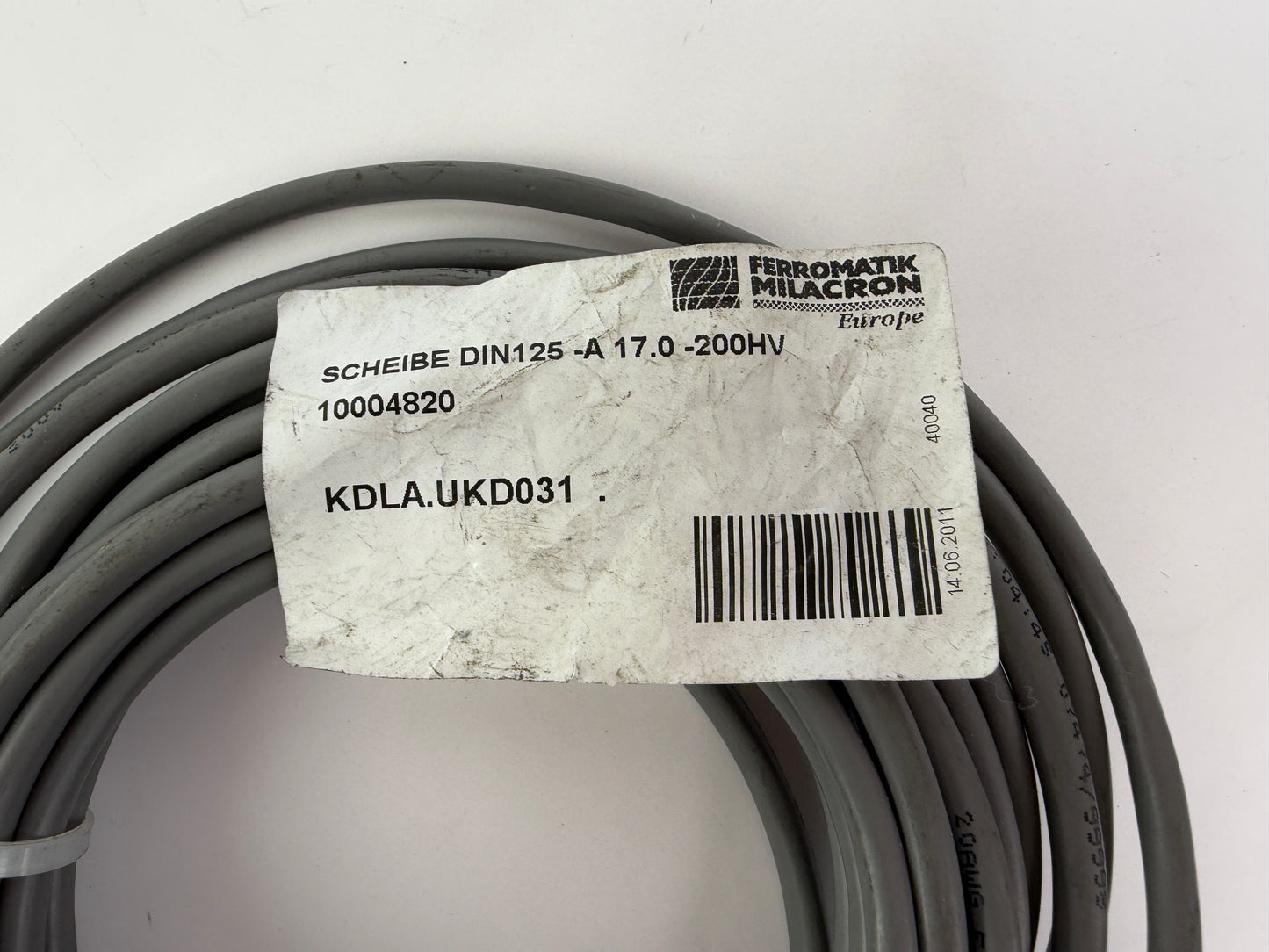1x Ferromatik Milacron Power Cable NEMA L5-15P 15A 125V to 4-Pin AMP CPC Industrial Cable