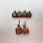Lot of 6 C&K Switches 4x 8121 Push Button + 2x 7101 Toggle Panel Mount