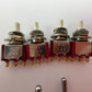 Lot of 6 C&K Switches 4x 8121 Push Button + 2x 7101 Toggle Panel Mount