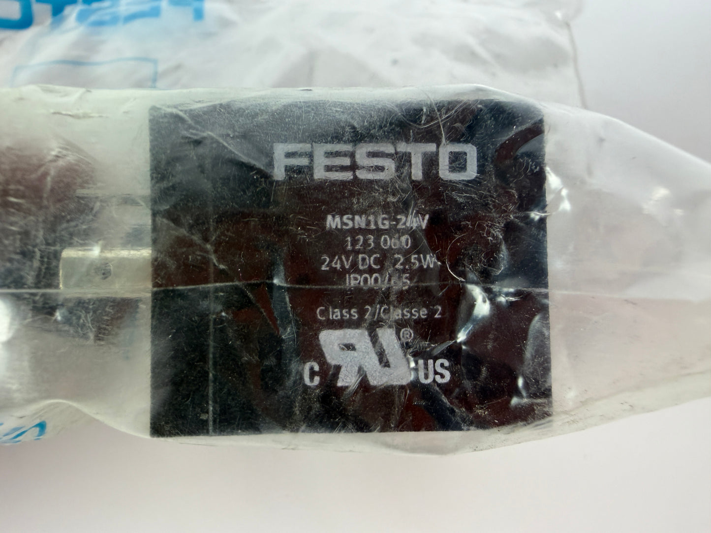 Festo MSN1G-24V Solenoid Coil 24VDC 2.5W Valve Coil 123060