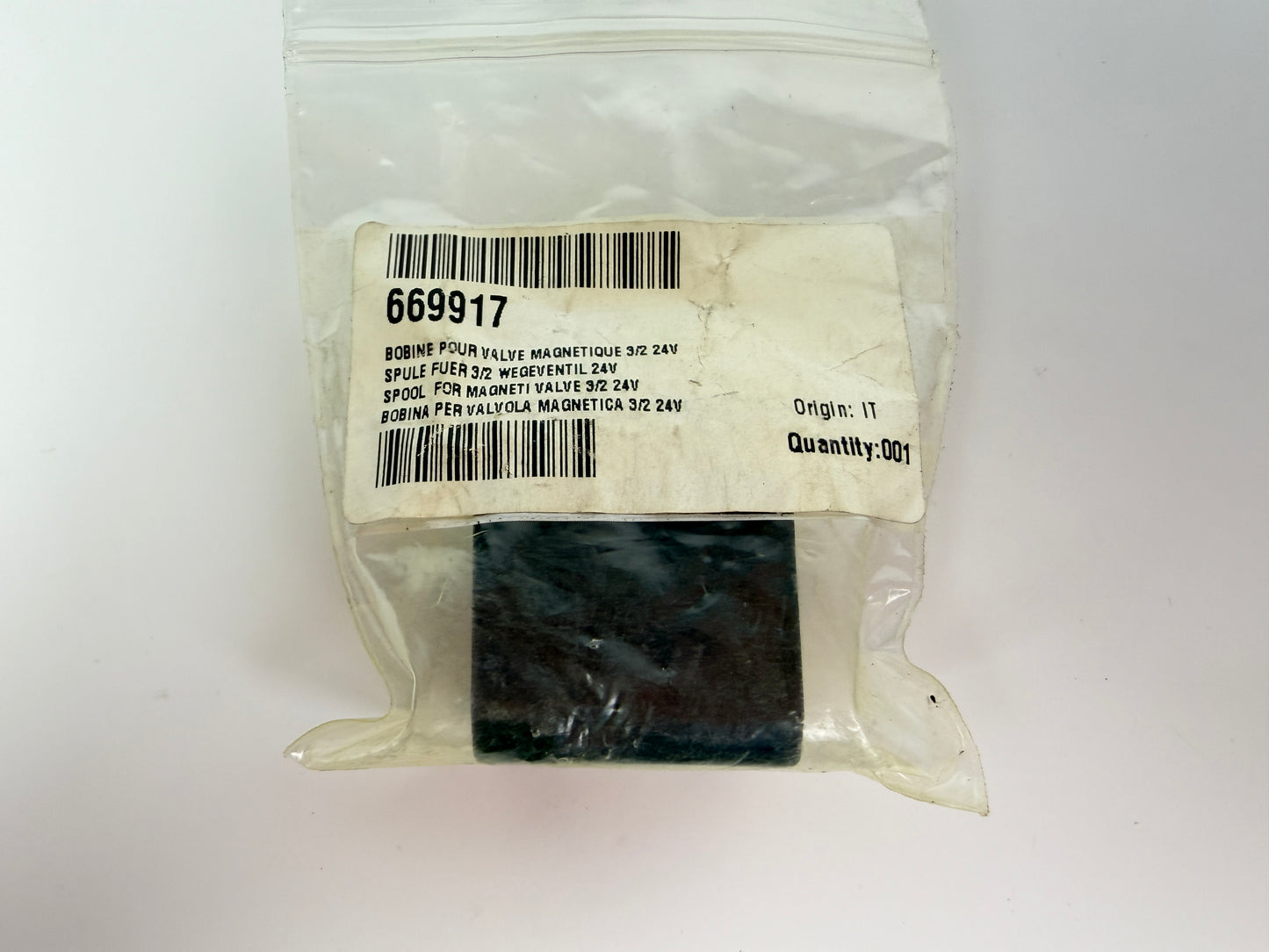 Univer DA-0051 U1 Solenoid Valve Coil 24V DC 3.5W Rectangular