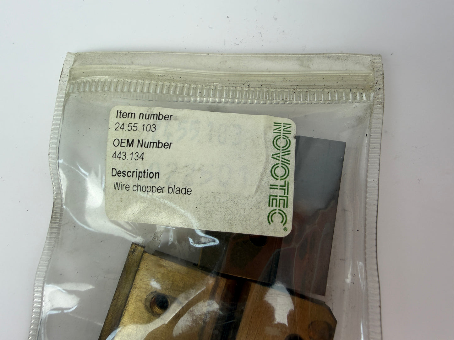 NOVOTEC 24.55.103 Wire Chopper Blade 443.134 Cable Wire Cutting Knife