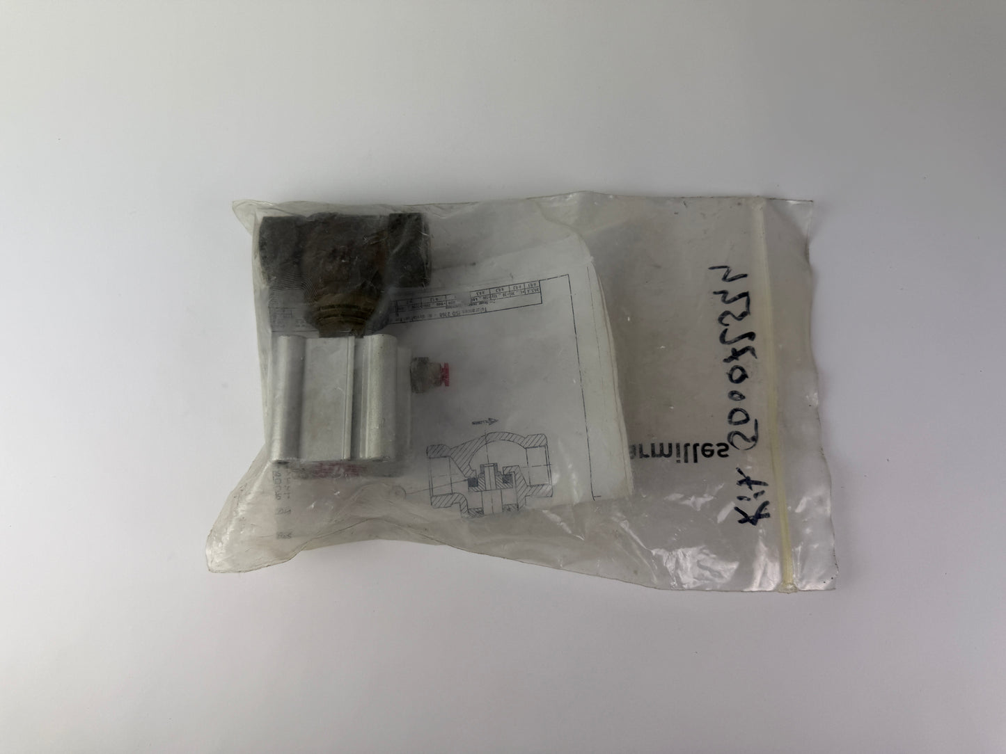 Farbo AGIET050NCR4 668.317 Pneumatic Compact Cylinder 2-10 Bar with Valve