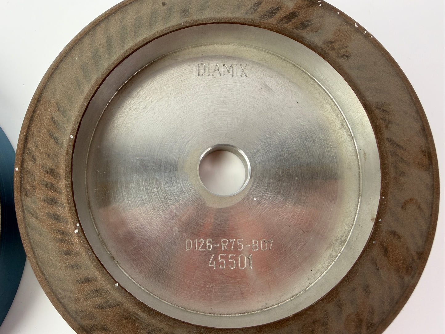 Norton ASD 126 R75 B99 6A2 + Diamix D126 R75 B07 Diamond Grinding Wheel 2pc