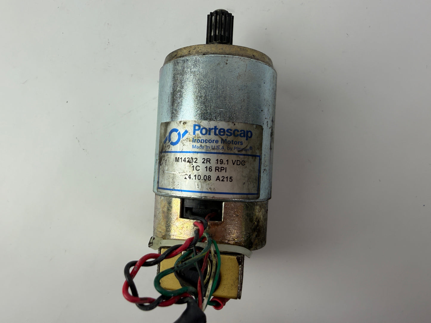 Portescap M14232 2R DC Motor 19.1V Precision High Power Density 16 RPI