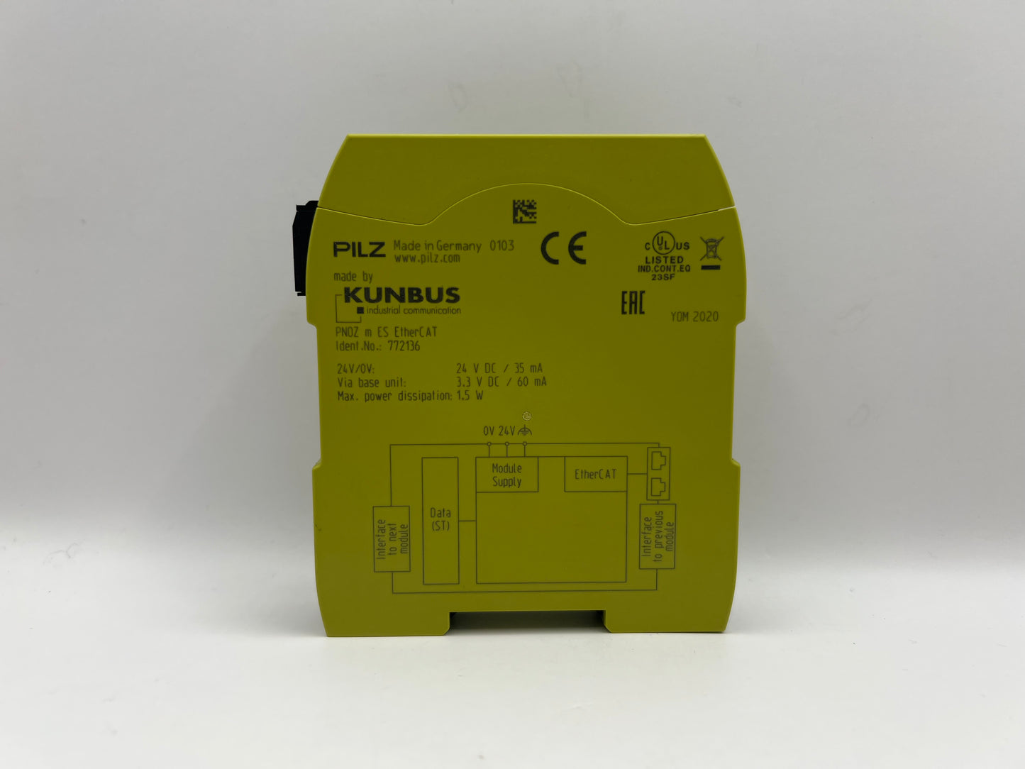 Pilz PNOZ m ES EtherCAT KUNBUS 772136 Communication Module