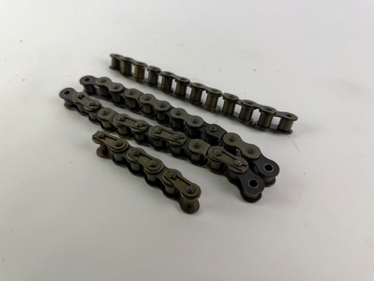 Renold England Industrial Roller Chain Lot 4pcs 17mm Width 18.5cm Length