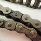 Renold England Industrial Roller Chain Lot 4pcs 17mm Width 18.5cm Length