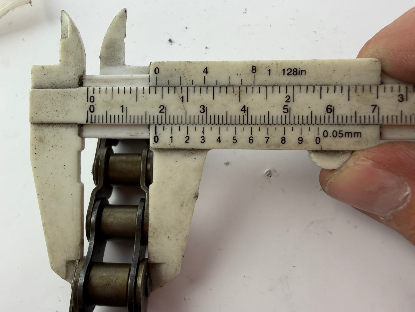 Renold England Industrial Roller Chain Lot 4pcs 17mm Width 18.5cm Length