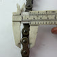 Renold England Industrial Roller Chain Lot 4pcs 17mm Width 18.5cm Length