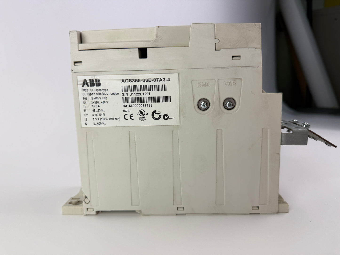 ABB ACS355-03E-07A3-4 Frequency Converter VFD 3kW 3HP 380-480V AC Drive