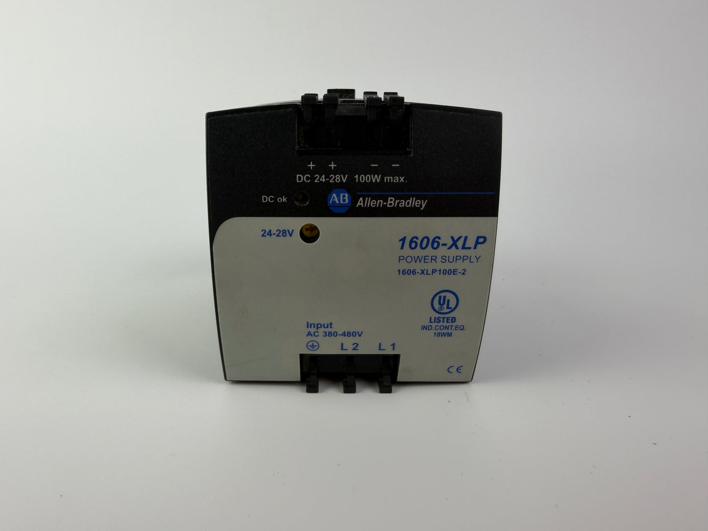 Allen-Bradley 1606-XLP100E-2 Power Supply 24-28V DC 4.2A 100W 380-480V AC