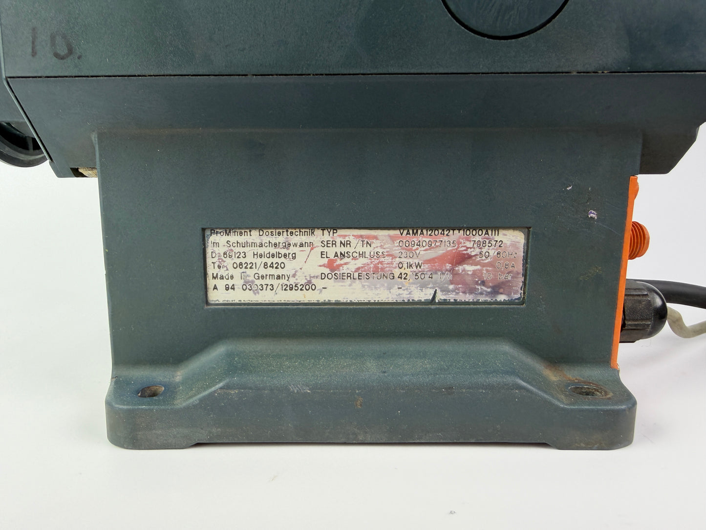 ProMinent Vario Dosing Pump VAMA12042TT1000A111 Metering Pump Made in Germany