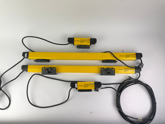 Keyence GL-R63F-T GL-R63F-R GL-R08H-T GL-R08H-R Safety Light Curtain Sensors Set