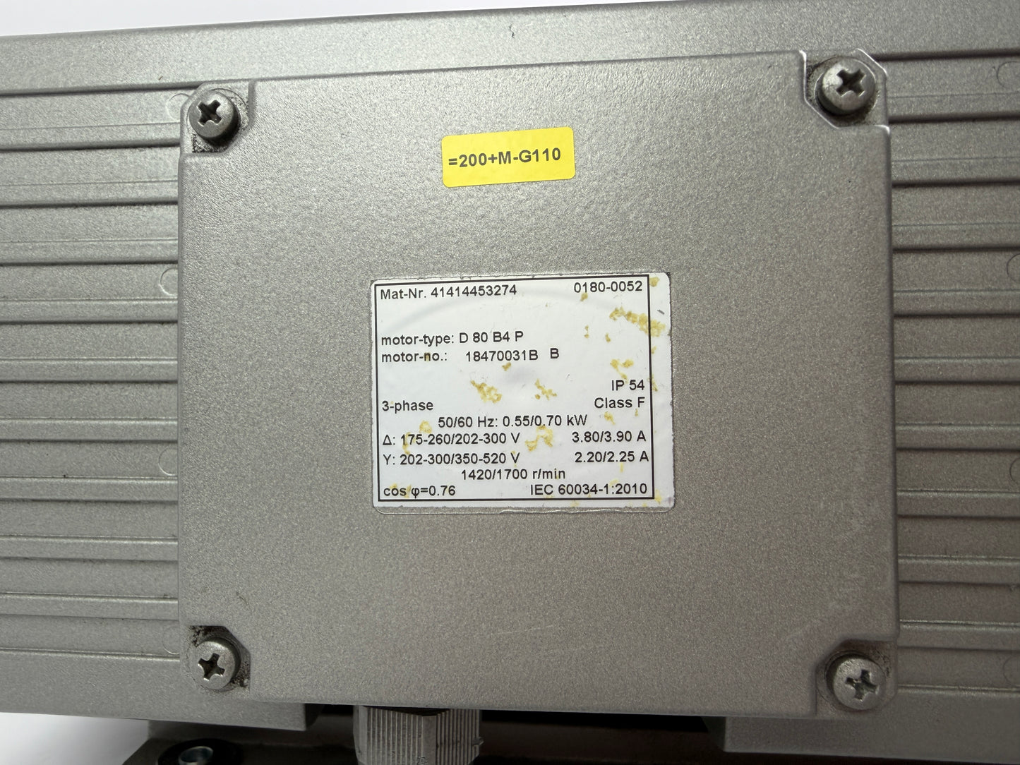 Becker VT4.16 Rotary Vane Vacuum Pump 0.55/0.70kW 16-19 m³/h 3-Phase 2018