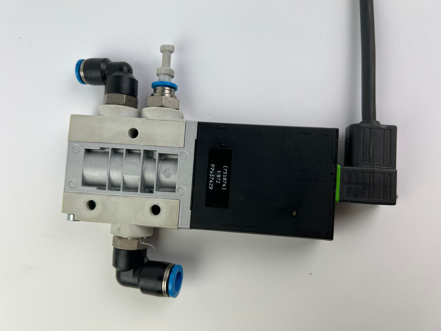 Festo MHE4-MS1H-3/2G-1/4 Pneumatic Solenoid Valve 525187 with 430cm Cable