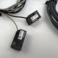 1x Keyence LV-N11CP Digital Laser Sensor + 2x LV-NH100 Sensor Heads 5m Cable