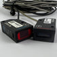 1x Keyence LV-N11CP Digital Laser Sensor + 2x LV-NH100 Sensor Heads 5m Cable