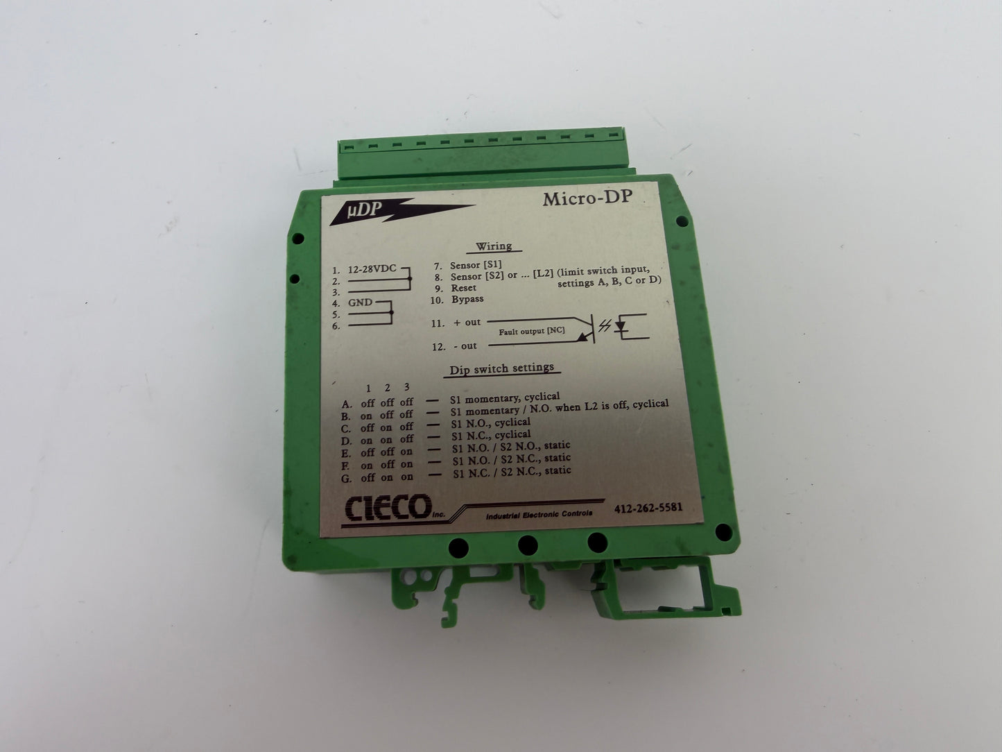 CIECO Micro-DP Control Interface Module 12-28VDC Industrial Electronic Controls