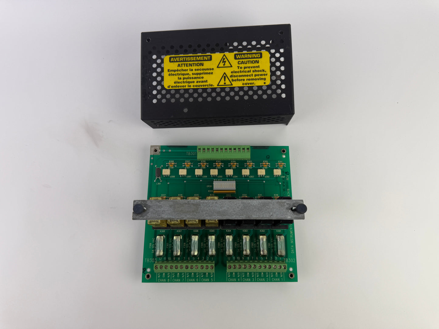 Wintriss Cam Box PCB ASSY C42416 Data Instruments 8 Channel Relay Board