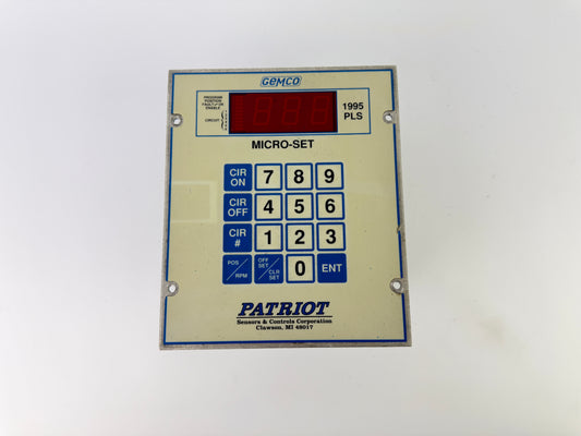 Gemco 1995-A-6M-X-X Patriot Micro-Set PLS Programmable Limit Switch Panel